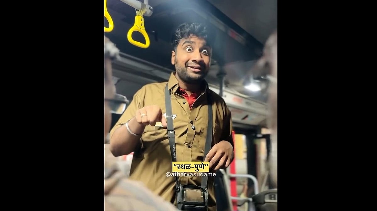 Influencer Atharva Sudame Fined Rs 50,000 For Filming Reels Inside Pune Mahanagar Parivahan Bus