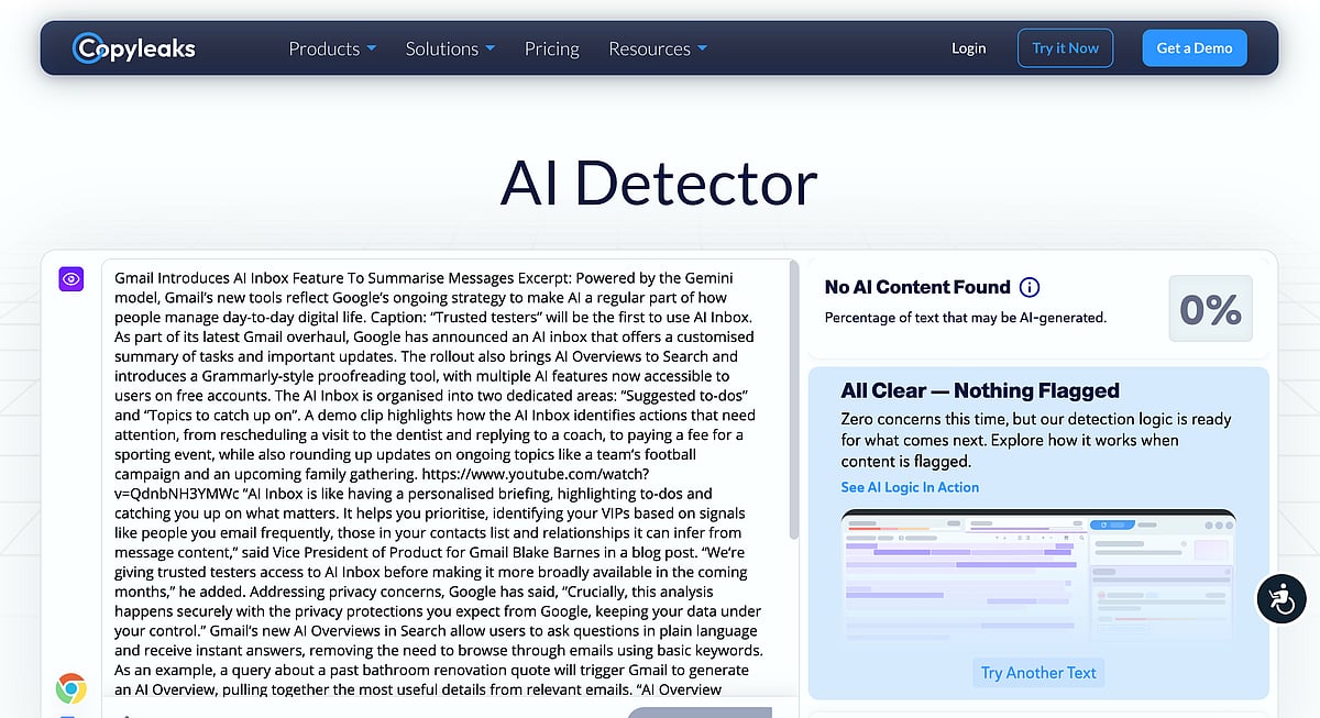 Gmail Introduces AI Inbox Feature To Summarise Messages