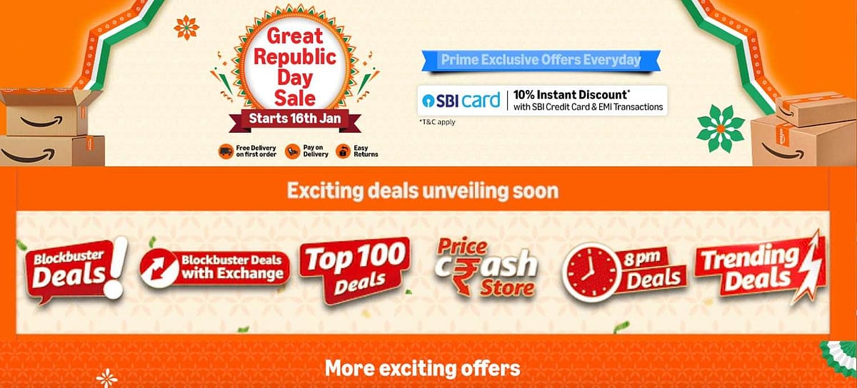 <div class="paragraphs"><p>Amazon has announced that its Great Republic Day Sale 2026 will begin on Jan. 16 in India.&nbsp;One can expect to get everything from premium Apple iPhones, Google Pixels, and Samsung Galaxy devices to mid-range and budget smartphones at a discount during the sale. (Source: Amazon)</p></div>