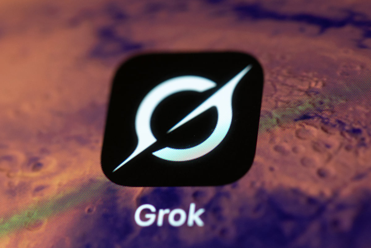 <div class="paragraphs"><p>The Grok app on a smartphone. (Source: Bloomberg)</p></div>