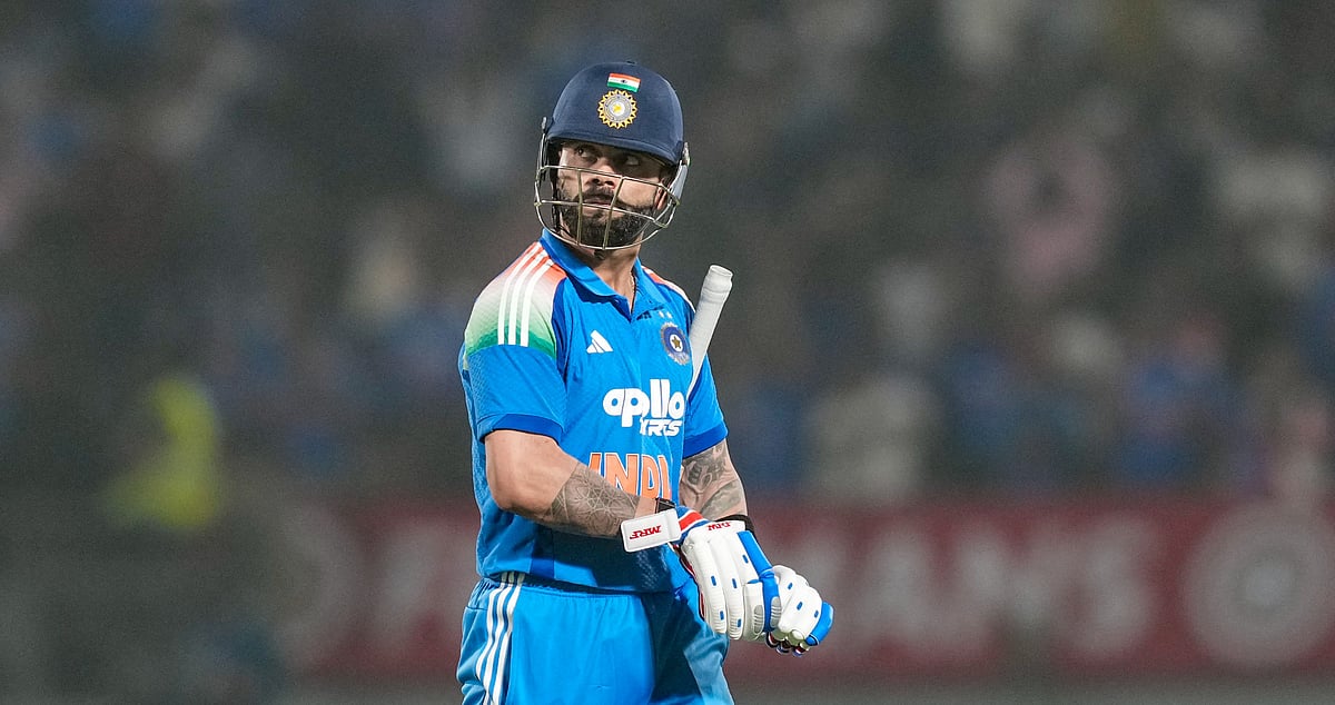 <div class="paragraphs"><p>India's Virat Kohli returns to pavilion after his dismissal by New Zealand's Kyle Jamieson during the first ODI cricket match of a series between India and New Zealand, at Kotambi Stadium, in Vadodara, Gujarat, Sunday, Jan. 11, 2026. (PTI Photo/Ravi Choudhary)</p></div>