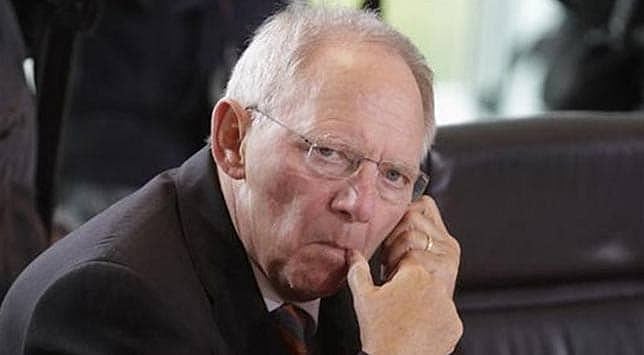German finance minister Wolfgang Schaeuble