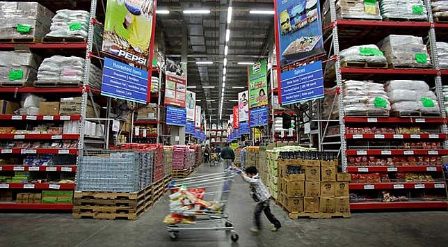 Inside an IKEA store in Stockholm, Sweden