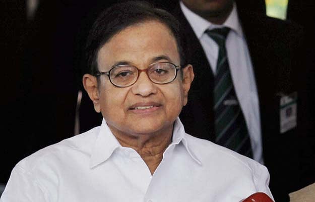 Finance Minister P Chidambaram reading out his budget speech in Parliament
