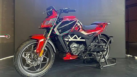 Matter has unveiled India’s first geared electric motorcycle 