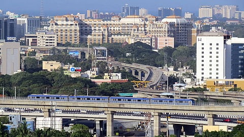  File picture of the Chennai Metro 