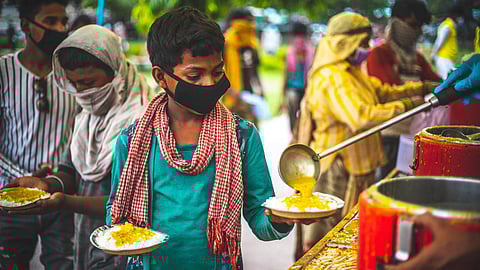 TI India worked with the Akshaya Patra Foundation to feed over 575,000 people stranded by Covid-19 