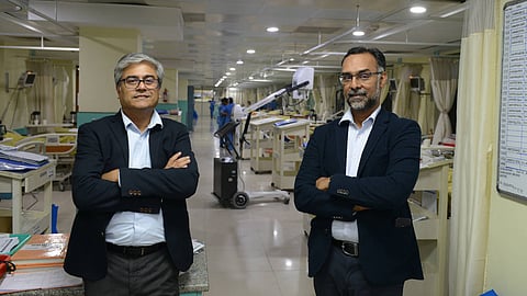  Lahiry with Debgupta: taking Medica hospital to new heights