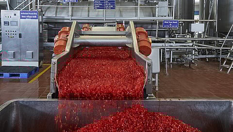  The fully-automatic candying plant rolls out 30 tonnes of tooti fruity every day 