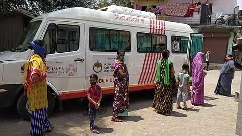  Ishanya’s mobile clinic has treated more than 10,000 patients in 40 villages in Taloja 