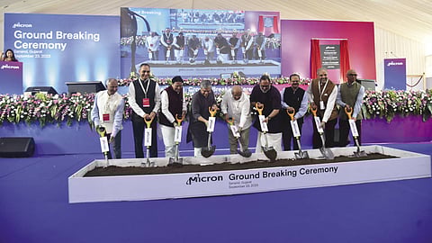 The star-studded foundation laying ceremony at Sanand 