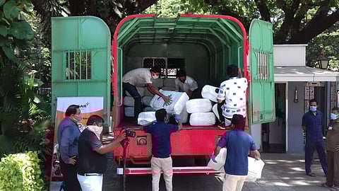  Hygiene products being transported 