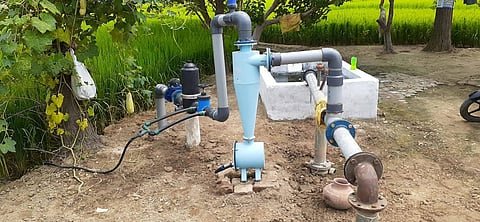  LT Foods helps farmers practise water-saving technologies to increase their income 