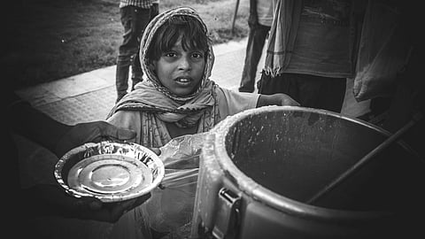 The tie-up offers food and hope to children hit by Covid-19, who know the meaning of hunger 