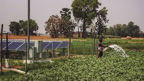 SEIF has supported the installation of solar water pumps to enhance the farmers’ income 