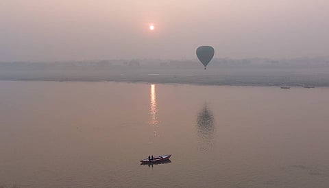  From the balloons, you can see the river, the ghats, the temples, and the city at once – this is not possible in any other way 
