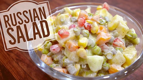  Russian salad continues to be a key dish in all major banquets, buffets and events, which account for nearly 70 per cent of the hotel revenues 