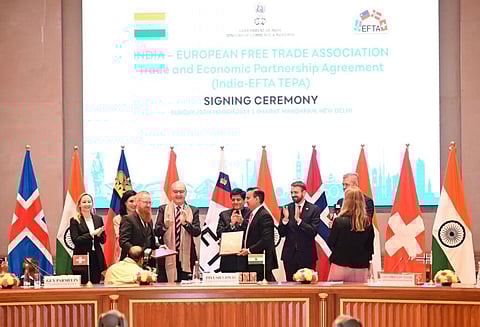 The deal is India’s first free trade agreement to include a legally binding framework on sustainable development, as well as labour and human rights