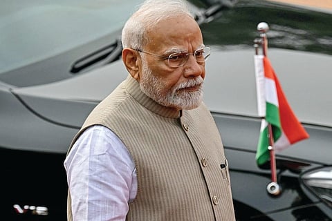 Modi: his absence raised questions