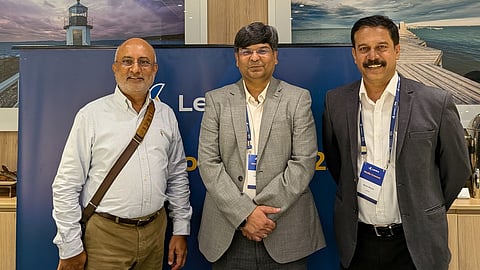 Venkatesh (extreme left): offering proven lending solutions