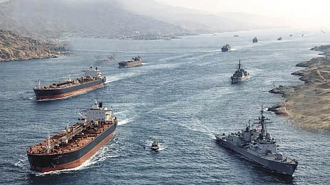 About 90 per cent of India’s LPG imports and about 50 per cent of its crude oil imports pass through the Strait of Hormuz