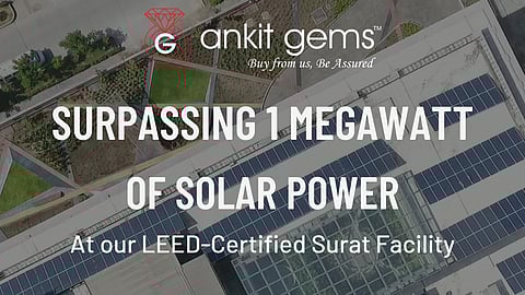 Sustainability at Ankit Gems 