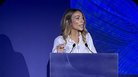 WDC President Feriel Zerouki addressing the Opening Ceremony of the 2025 Kimberley Process