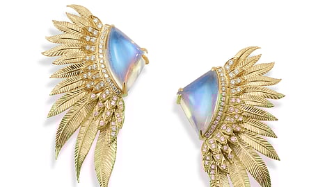Fei Liu’s ‘Kiss of An Angel’ Earrings Turn Art into Aid at Bonhams Auction