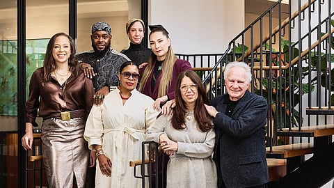 The finalists of the inaugural David Yurman GEM Awards Grant with Marion Fasel
and David Yurman.