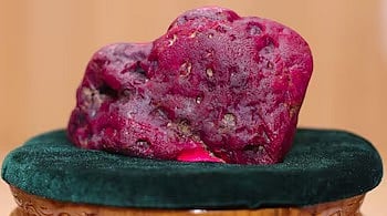 Myanmar unveils colossal 11,000-carat ruby