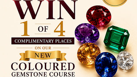 London Diamond Bourse Launches Competition to Win Four Places in New
Coloured Gemstone Course