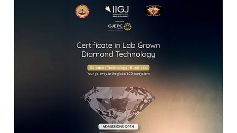 IIGJ and IIT Madras Launch Lab-Grown Diamond Certificate Programme
