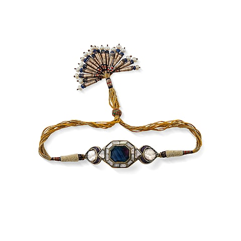 Sapphire and Diamond Bajuband Leads SaffronArt's Fine Jewels And Silver Auction at ₹ 1.92 Crores