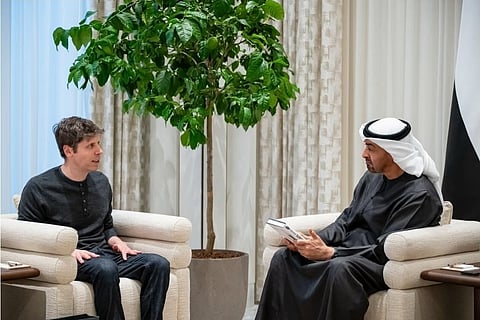 UAE deepens AI alliance as Sheikh Mohamed meets OpenAI Chief Sam Altman in Abu Dhabi
