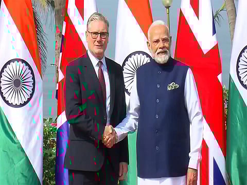 British Prime Minister Keir Starmer & Modi