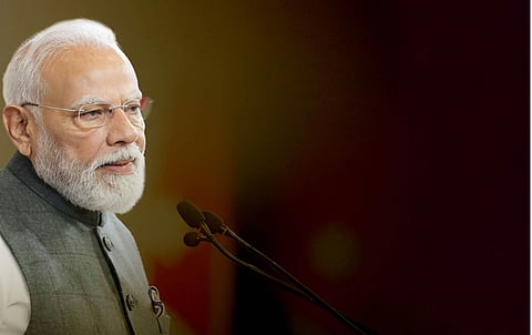 PM Modi says India remains world’s fastest-growing major economy at Oman diaspora event
