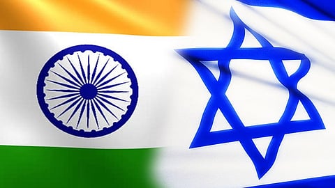India Israel Flag