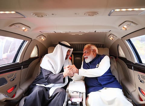 PM Modi breaks protocol to welcome UAE President on India visit
