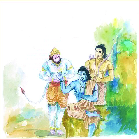 vānaradūtaprēṣaka rāma |