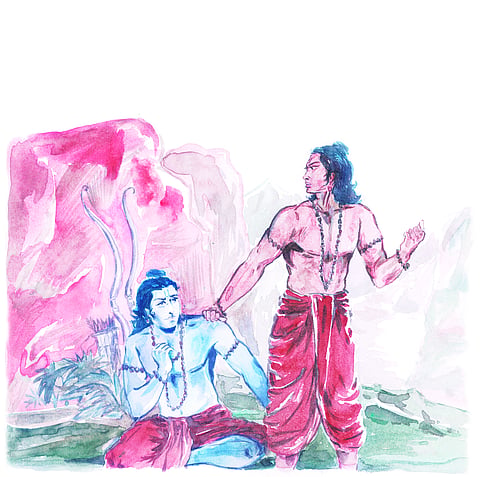 hitakaralakṣmaṇasamyuta rāma |