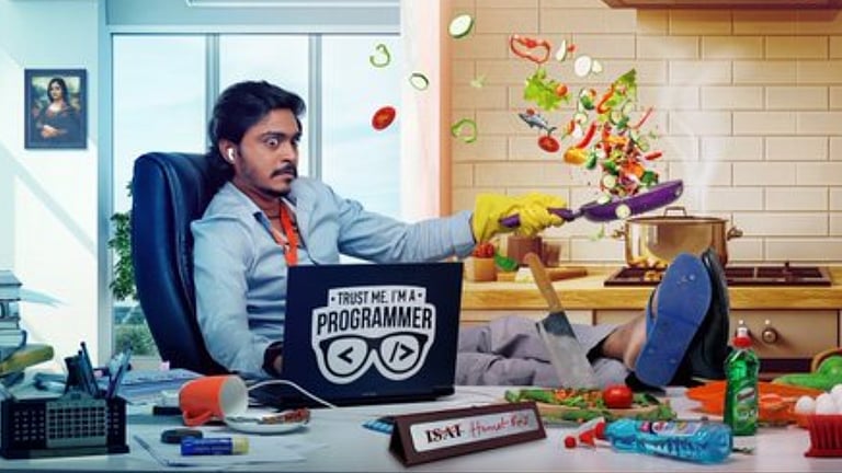 Hari Bhaskar and Losliya join hands for Mr House Keeping