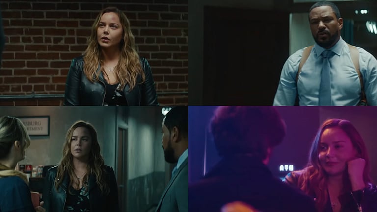 Detained trailer: Abbie Cornish is detained in a suspicious police station