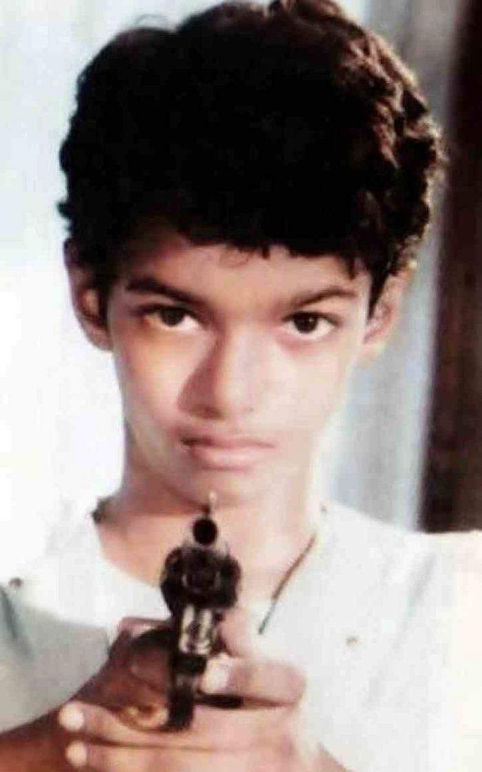 Actor Vijay Childhood Photos Actress Hima Bindhu's Childhood Picture