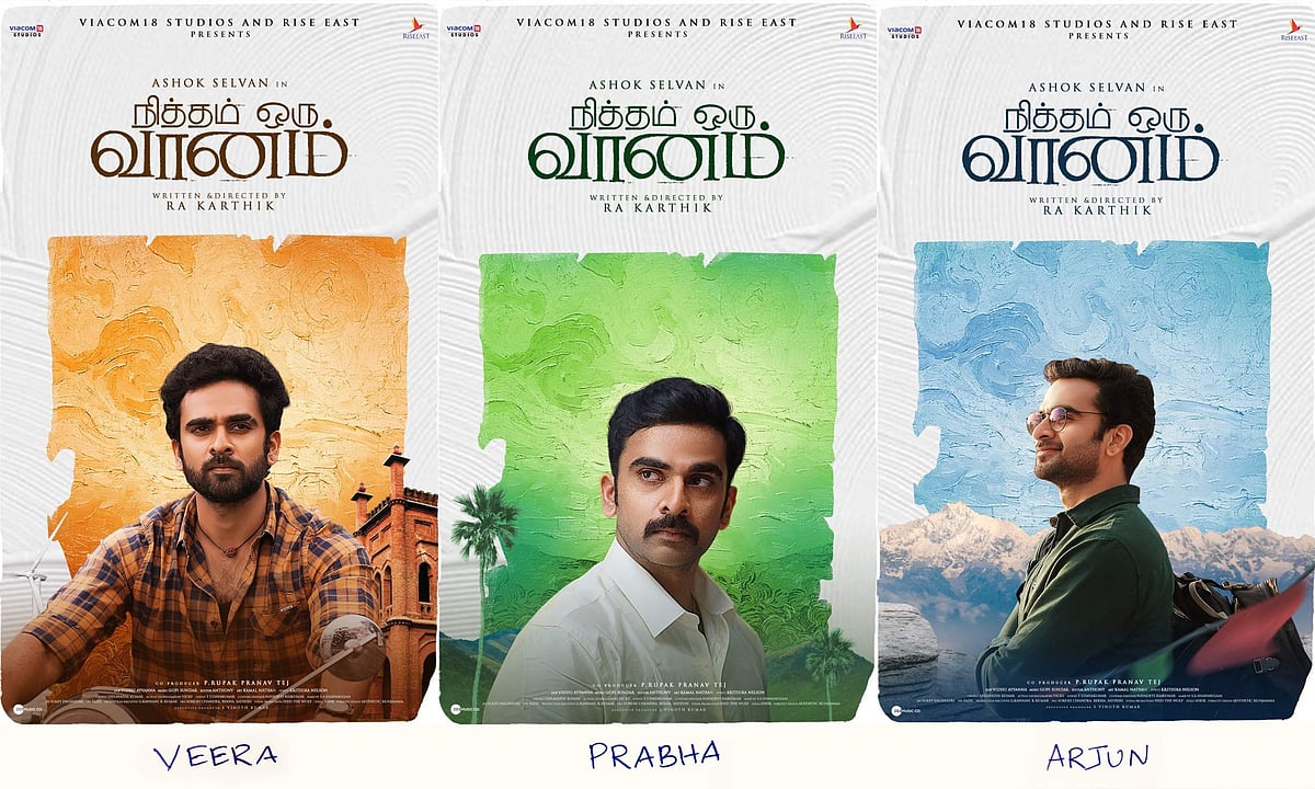 Ashok Selvan unveils his three looks from Nitham Oru Vaanam(02)