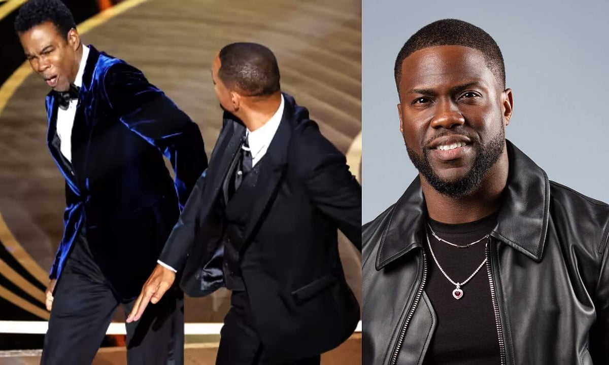 Kevin Hart comes in support of Will Smith after Oscar slap