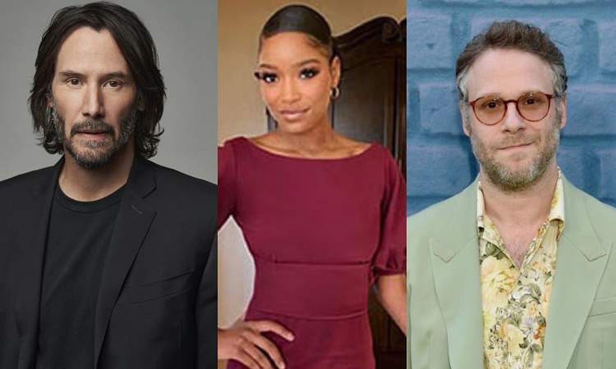 Seth Rogen Keanu Reeves Keke Palmer joins Keanu Reeves and Seth Rogen in Good Fortune