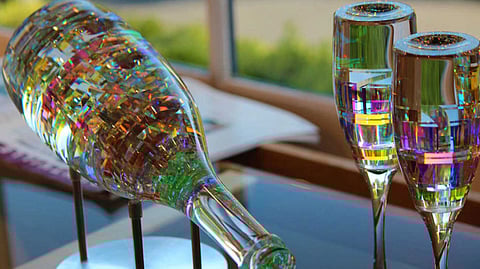 Reflections of Finesse - Glass Art by Jack Storms