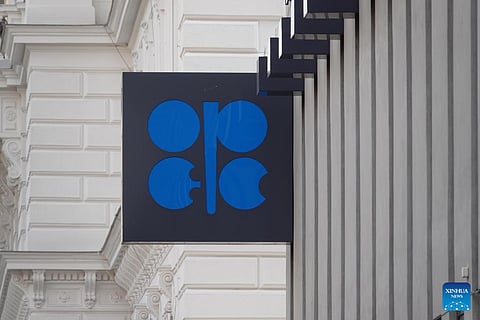 Organization of Petroleum Exporting Countries and its allies, a group known as OPEC+, announced a small production cut for October to bolster oil prices that have recently slid over recession fears. The oil alliance decided to cut production by 100,000 barrels per day in October from its September level. | Wang Zhou/Xinhua