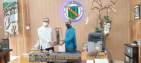 EU Ambassador Luc Véron with Baguio City Mayor Benjamin Magalong. | PHOTOGRAPHS BY MARBEE SING-GO FOR THE DAILY TRIBUNE