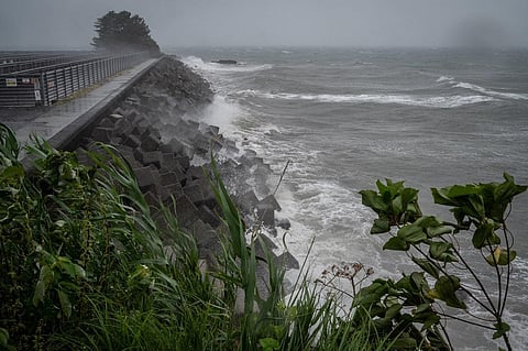 Thousands in shelters as ‘dangerous’ typhoon hits Japan